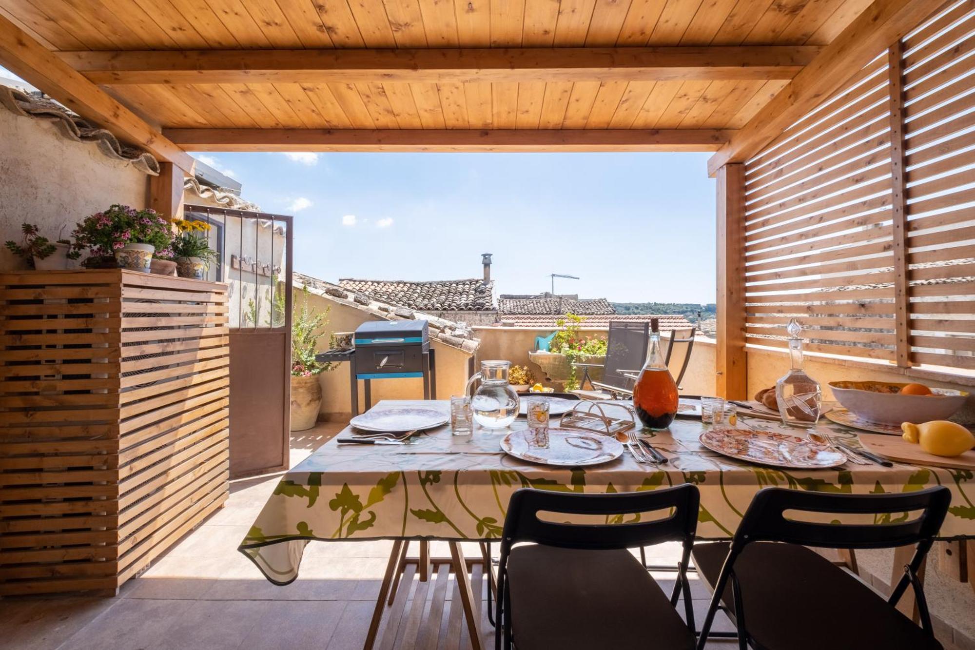 Si-Moutique Le Case Degli Avi Barocche, Con Terrazza Panoramica Modica Buitenkant foto