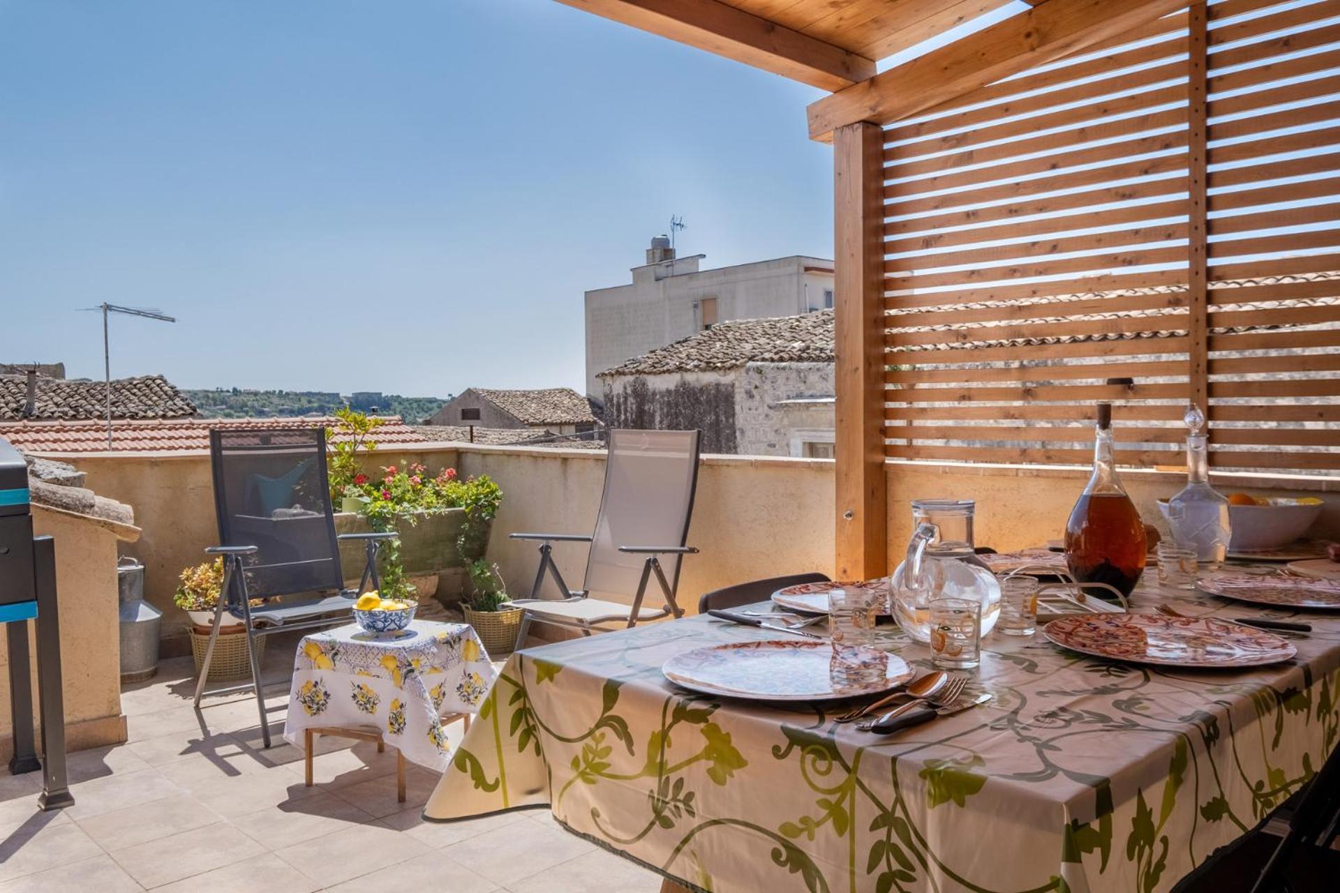 Si-Moutique Le Case Degli Avi Barocche, Con Terrazza Panoramica Modica Buitenkant foto